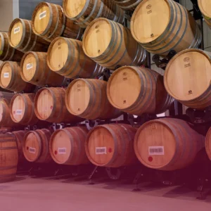 The Barrel Room event venue at OMNI Brewery and Taproom in Rosemount, MN.