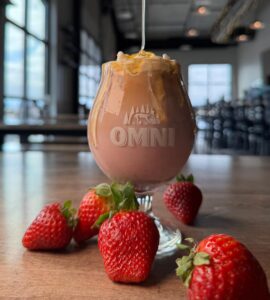 Strawberry shortcake latte