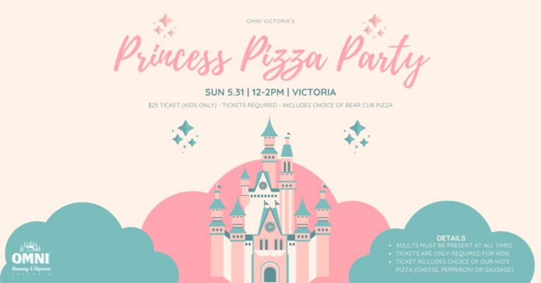 Princess Pizza Party at OMNI – Victoria